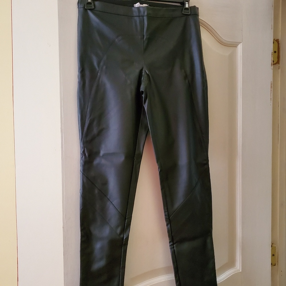 BCBGeneration black faux leather pants
